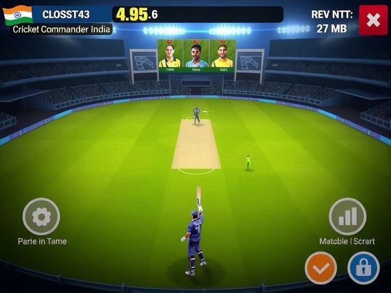 Cricket Commander India Gameplay Screenshot